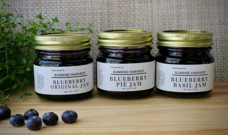blueberry basil jam, blueberry pie jam